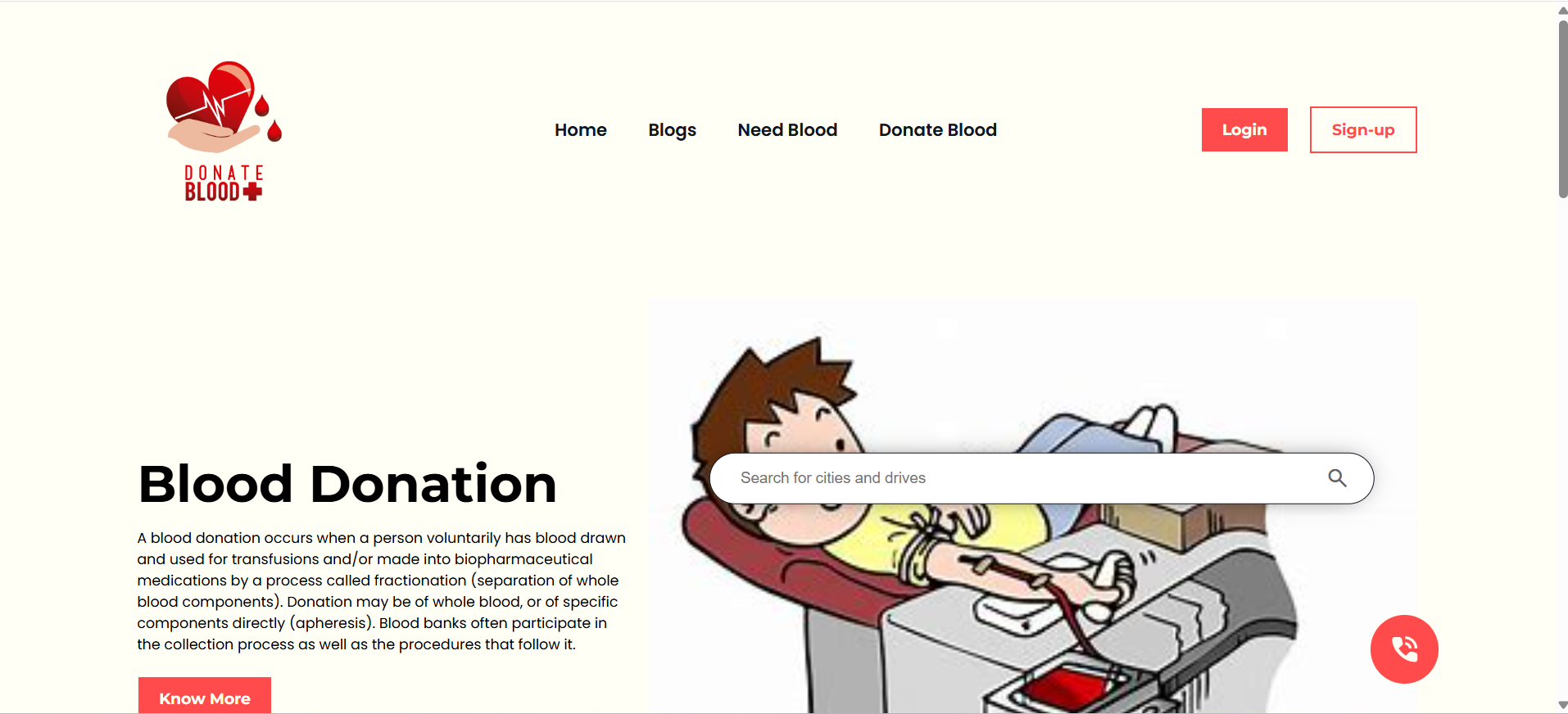 Blood Donation Portal
